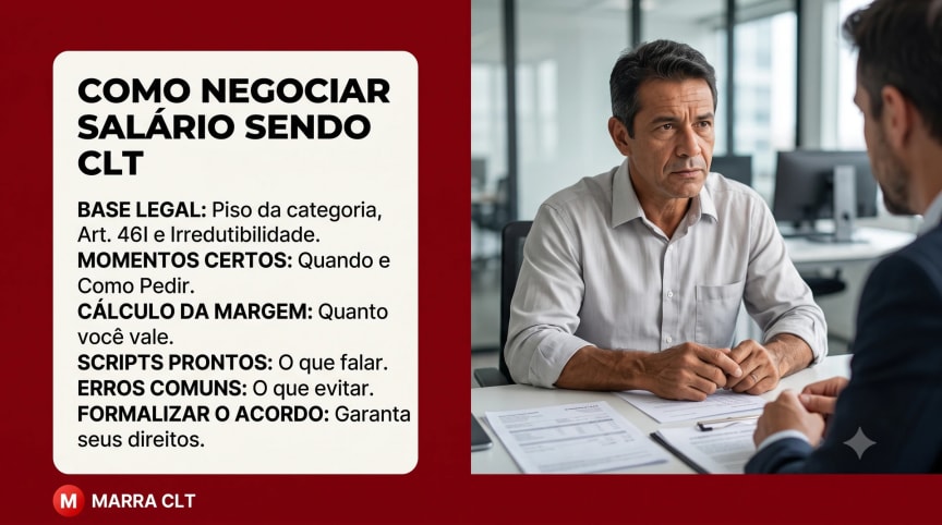 Como negociar salário CLT 2026: faixa de mercado, pacote total e formalização do acordo | MARRA CLT