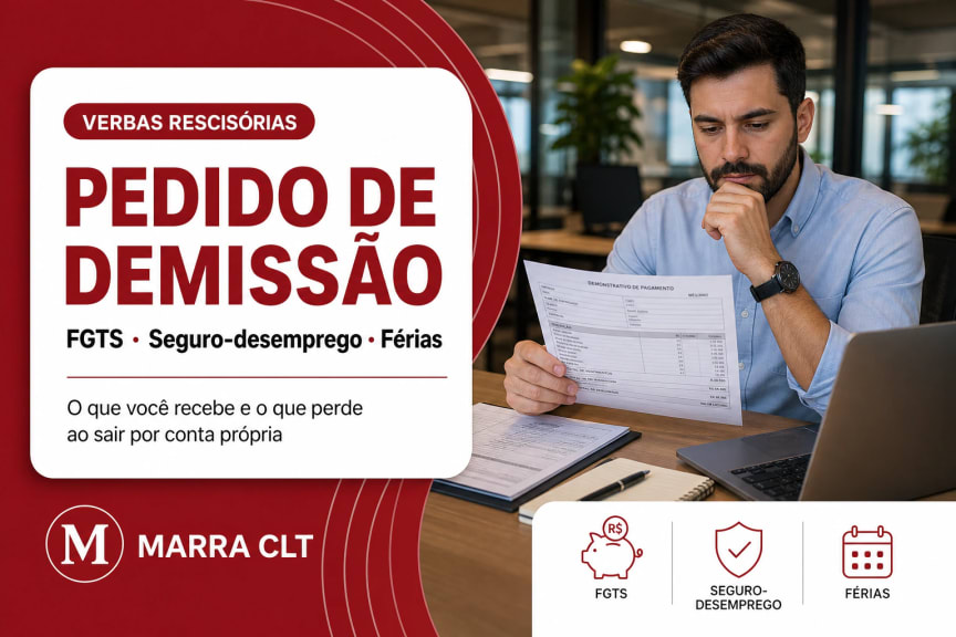 Pedido de demissão: o que acontece com FGTS, seguro-desemprego e férias | MARRA CLT