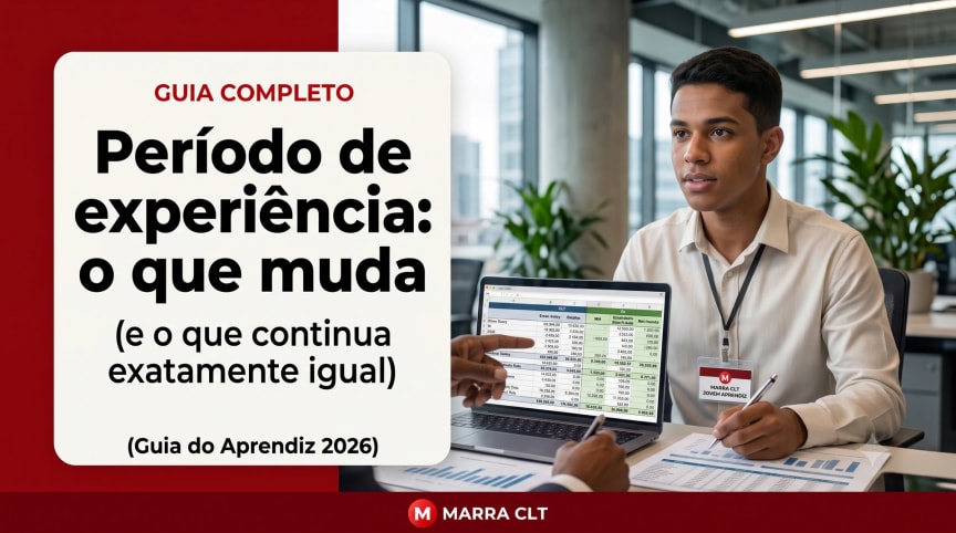 Período de experiência CLT 2026: o que muda e o que continua igual | MARRA CLT
