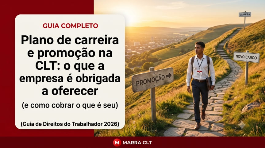Plano de carreira e promoção CLT 2026: o que a empresa é obrigada a oferecer | MARRA CLT