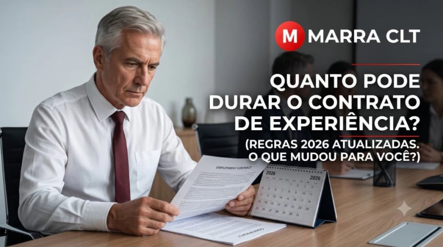Quanto pode durar o contrato de experiência (regras 2026) | MARRA CLT