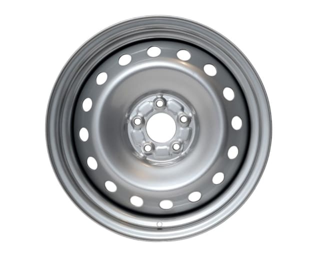 18X8 SILVER FORD INTERCEPTOR STEEL WHEEL 5-114.3 PCD. +32ET