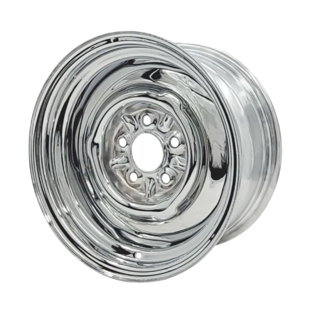 14X7 CHROME EARLY HOLDEN 5-108 PCD. +12ET