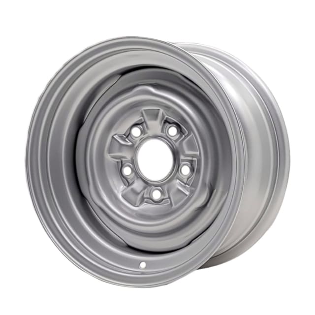 15X7 SILVER OEM CHEV STEEL WHEEL 5-120.65 PCD. 0ET 320ID