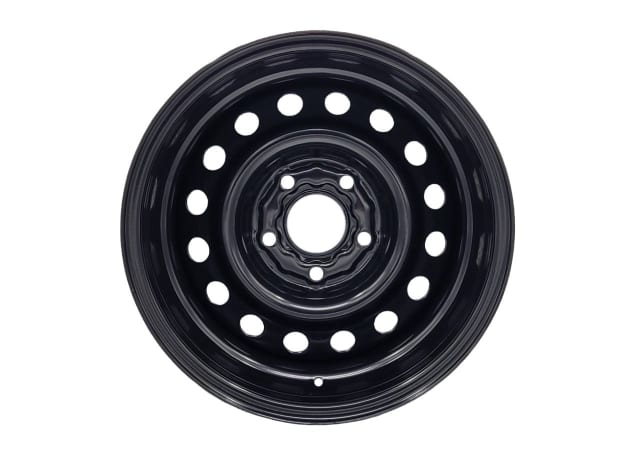 15X8 BLACK FORD INTERCEPTOR STEEL WHEEL 5-114.3 PCD. -25ET