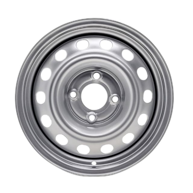 15X6 SILVER INTERCEPTOR STEEL WHEEL 4-114.3 PCD. +30ET