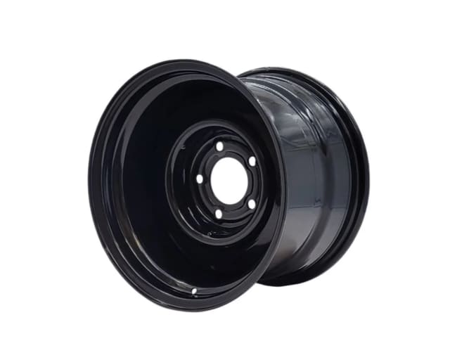 15X10 BLACK SMOOTHIE STEEL WHEEL 5-127 PCD. -6ET