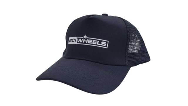 BLACK BCI WHEELS TRUCKER CAP