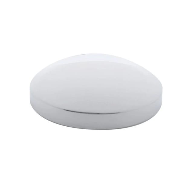 CHROME DOG DISH CENTRE HUBCAP 220MM ID