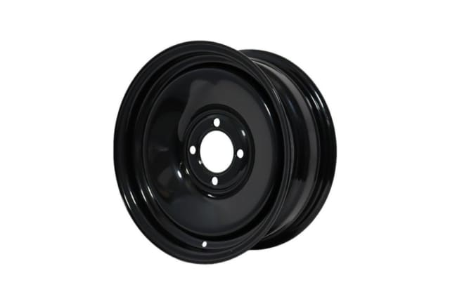 14X6 BLACK D-TOWN STEEL WHEEL 4-114.3 PCD. +9ET