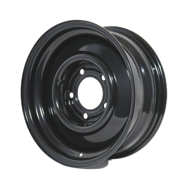 15X6 BLACK SMOOTHIE STEEL WHEEL 5-139.7 PCD. 0ET