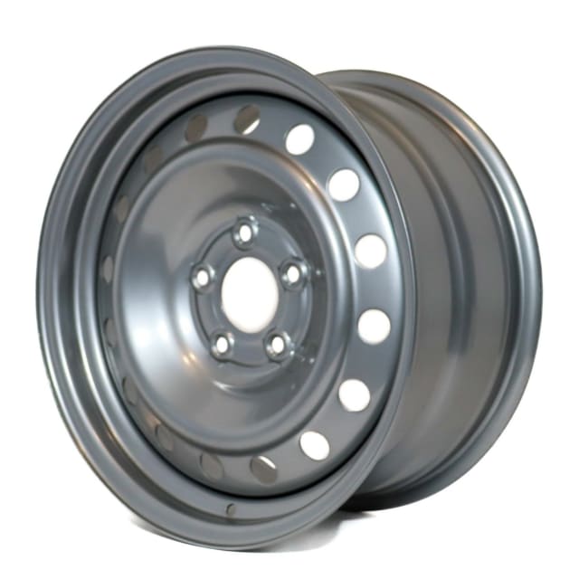 17X8 SILVER GMH INTERCEPTOR STEEL WHEEL 5-120 PCD. +42ET