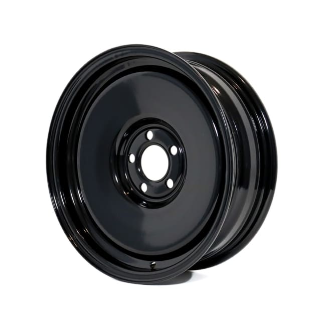 15X5 BLACK D-TOWN STEEL WHEEL 5-101.6 PCD. 0ET