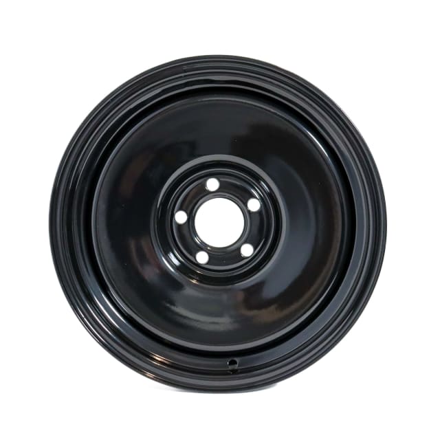 15X5 BLACK D-TOWN STEEL WHEEL 5-101.6 PCD. 0ET