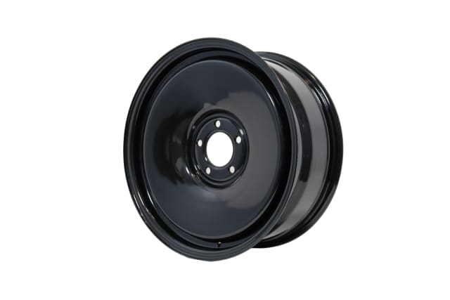 18X7.5 BLACK D-TOWN STEEL WHEEL 5-120 PCD. +30ET