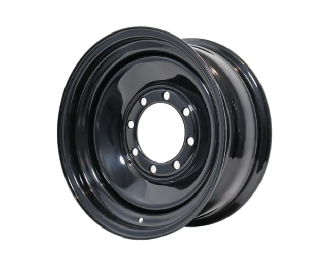 16X7 BLACK D-TOWN STEEL WHEEL 8-165.1 PCD. 0ET