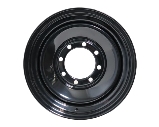 16X7 BLACK D-TOWN STEEL WHEEL 8-165.1 PCD. 0ET