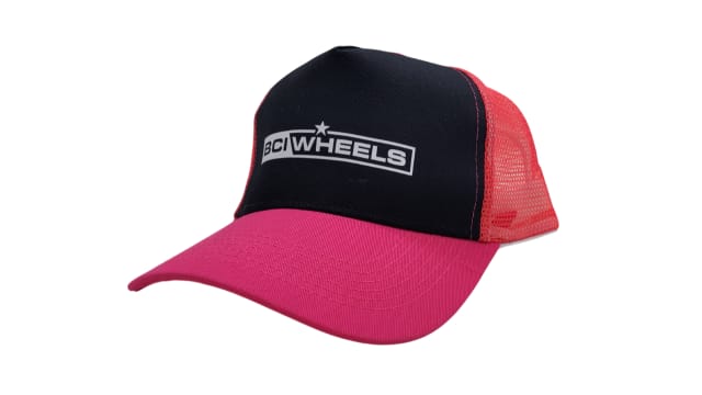 PINK BCI WHEELS TRUCKER CAP