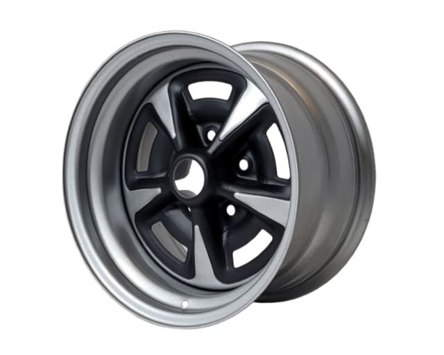 15X8 HQ GTS STEEL WHEEL 5-120.65 PCD. +6ET