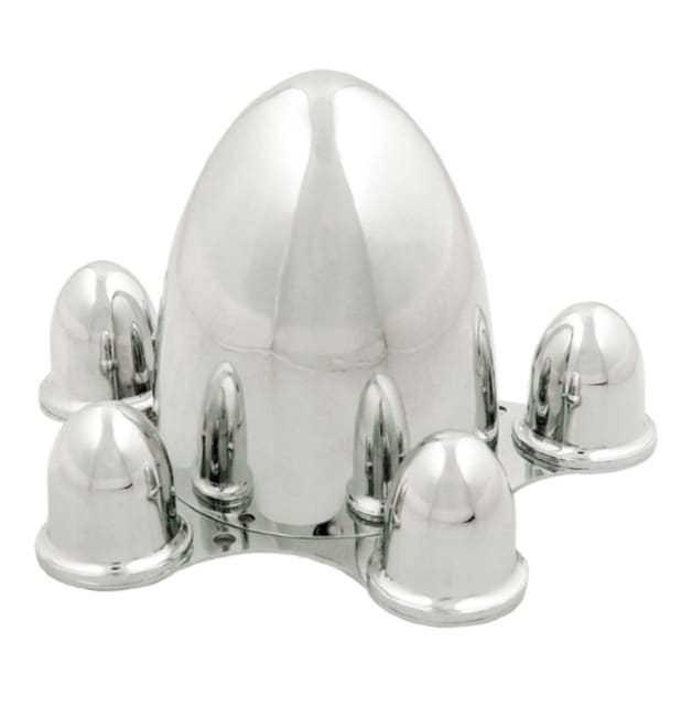 CHROME SPIDER CAP 5-114.3 PCD APPLICATION