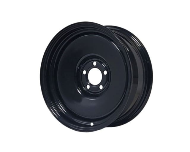 15X7 BLACK D-TOWN STEEL WHEEL 5-101.6 PCD. 0ET