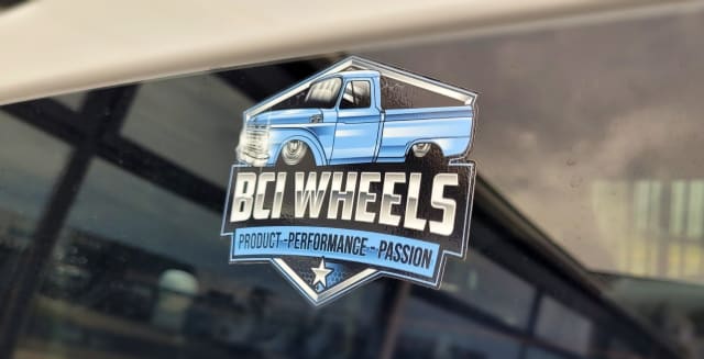 BCI WHEELS TRUCK STICKER