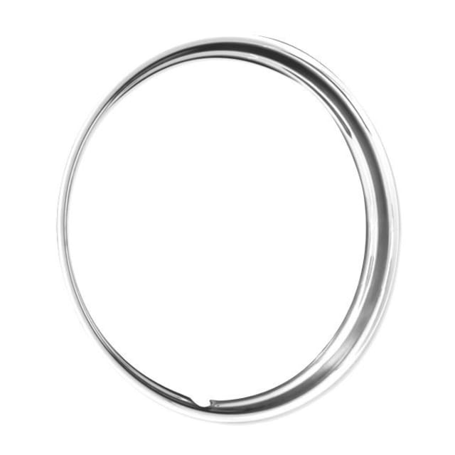 14" ANTIQUE SMOOTH POLISHED STAINLESS STEEL TRIM RING