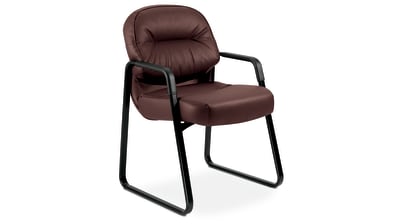 Discount Used Burgundy Task Chairs in Orlando. Used Hon Pillow-Soft