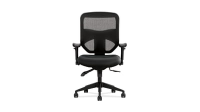  HON Prominent Mesh High-Back Task Chair, with Seat Glide and  Height-and Width-Adjustable Arms, Asynchronous Control, Black : Home &  Kitchen