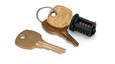 Replacement Key with Core for Office File Cabinets