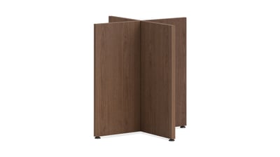 HON Mod HLPLTBL42BASE Conference Table Base - Finish: Slate Teak HON Mod HLPLTBL42BASE Conference Table Base - Finish: Slate Teak