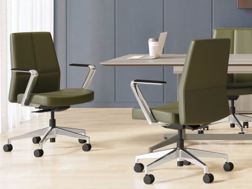 Cofi managerial back chairs with Preside table.