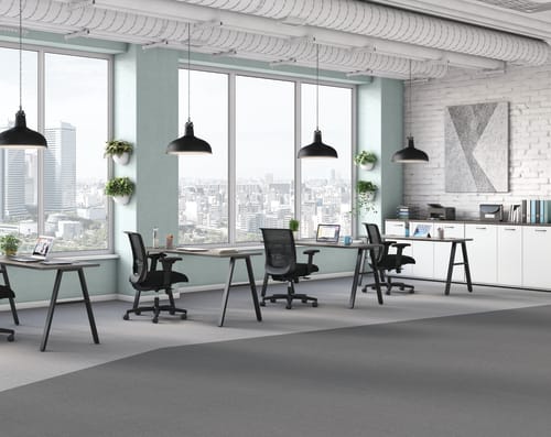 Mod desks with Convergence seating.