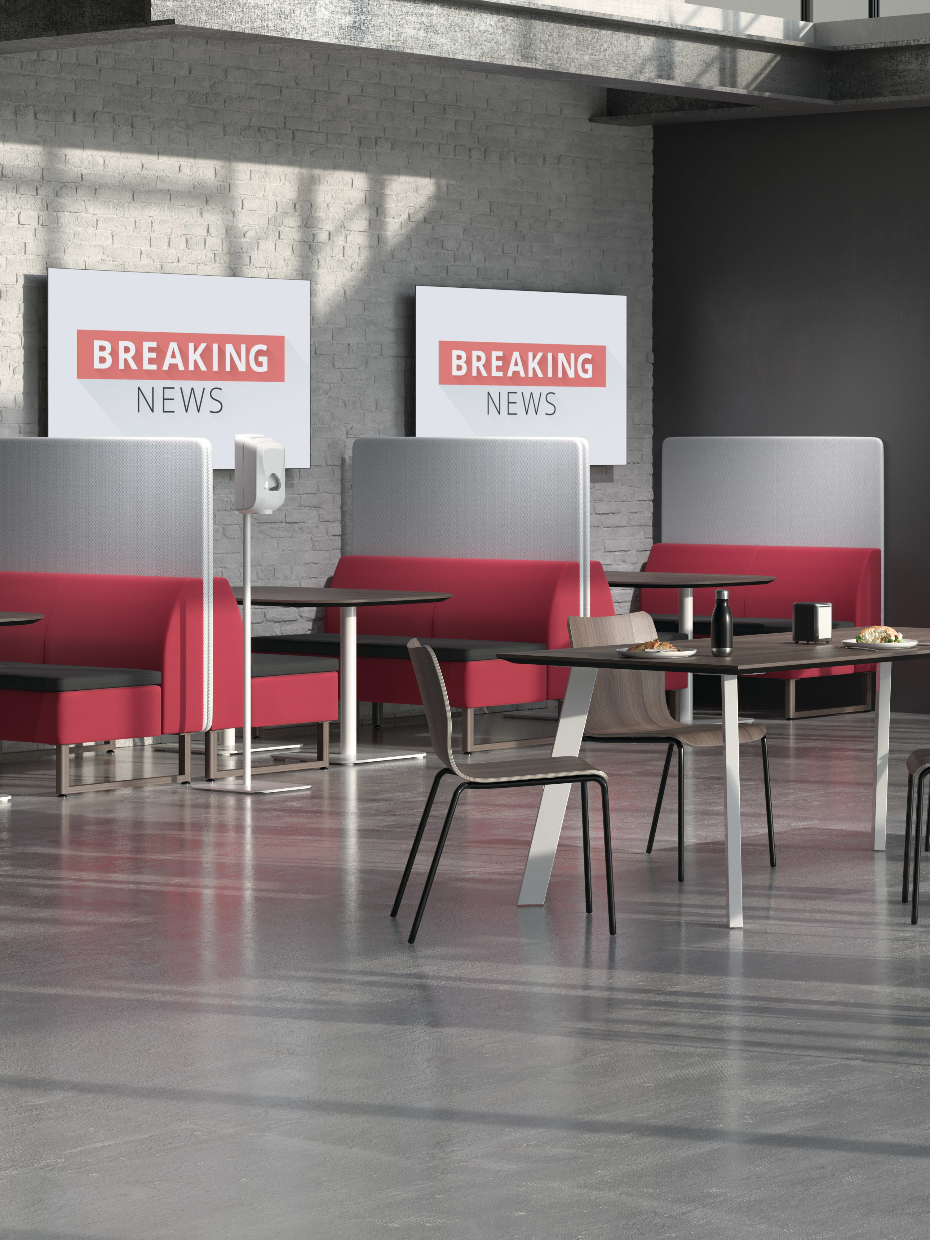 Astir Seating and Ruck Seating with Preside Tables.