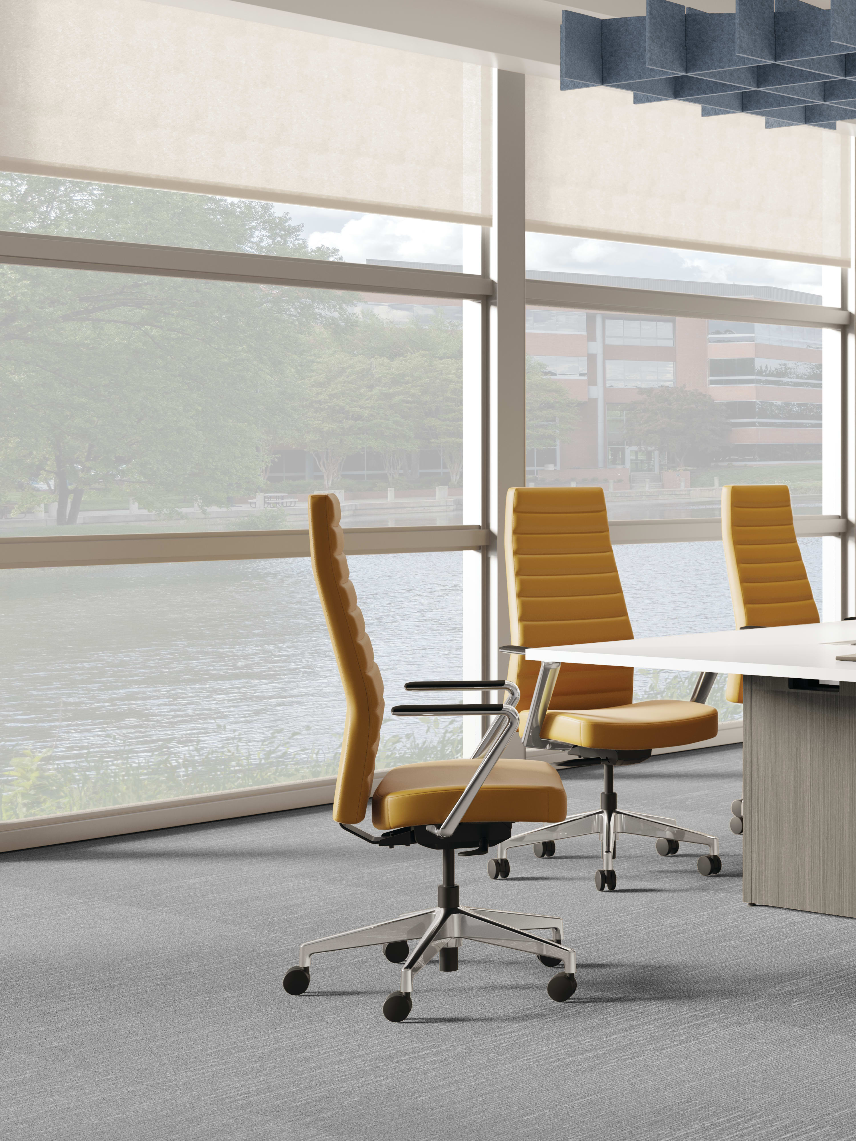 Cofi executive high-back chairs with Preside table.