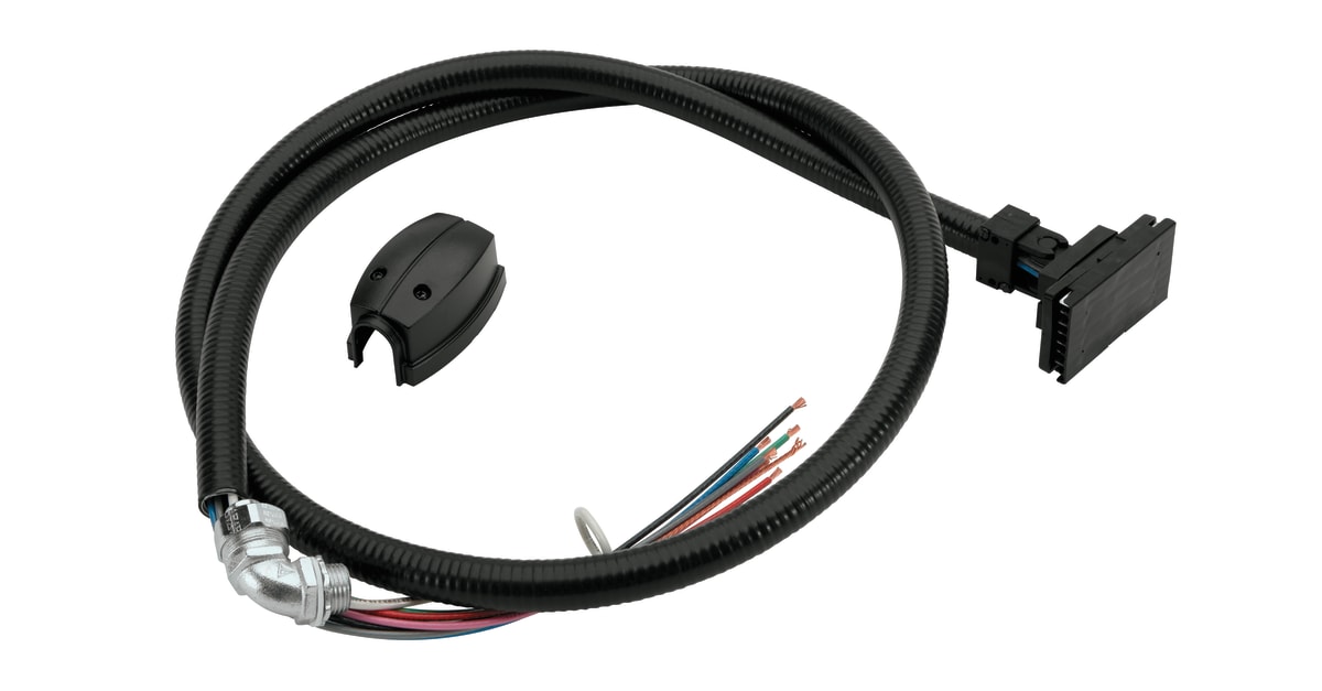 HON Training Table Electrical Power Base In-feed - Finish: Black HON Training Table Electrical Power Base In-feed - Finish: Black