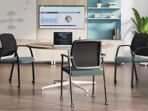 Nucleus Seating with Preside Table and Workwall