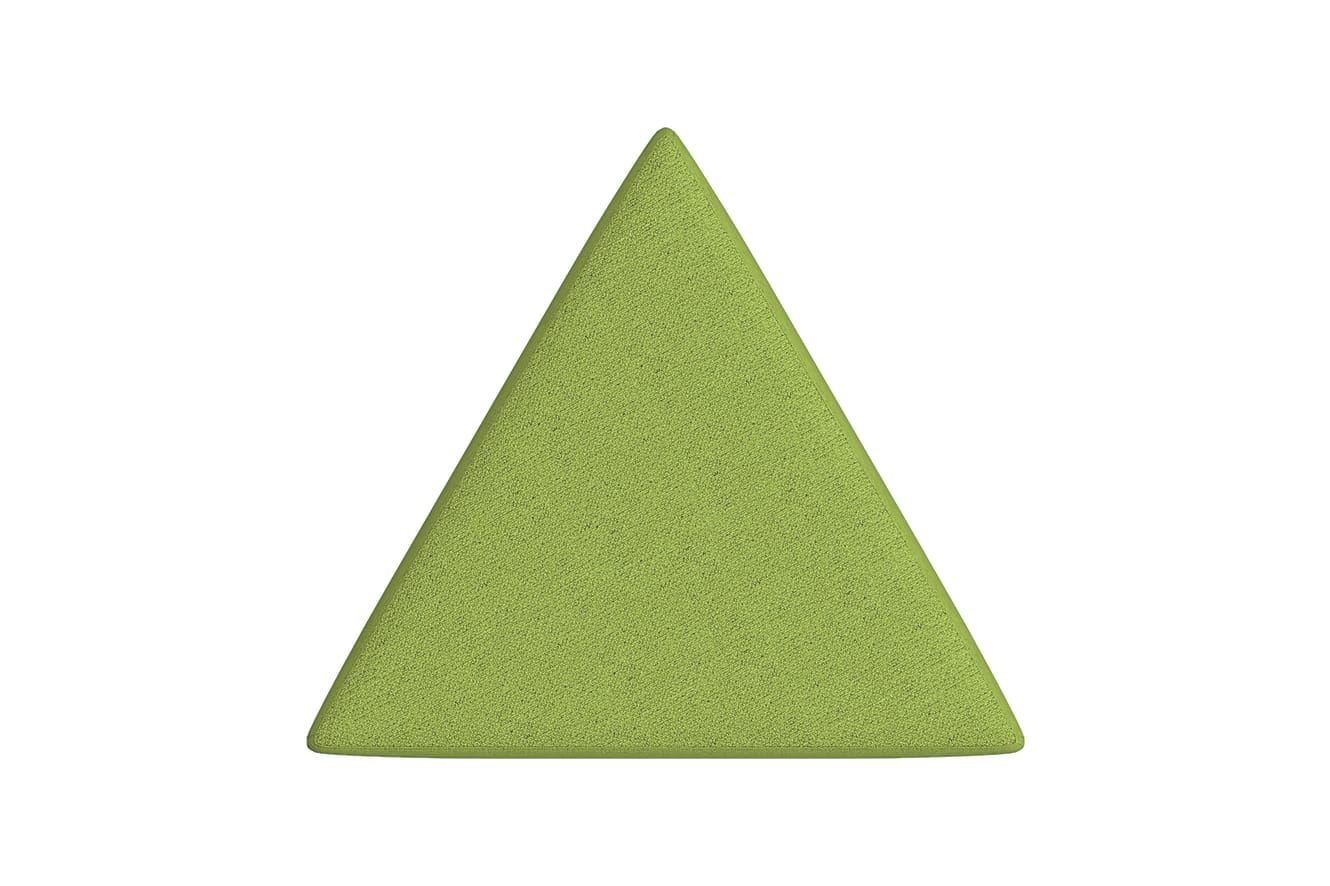 Top view of Tangram triangle ottoman.