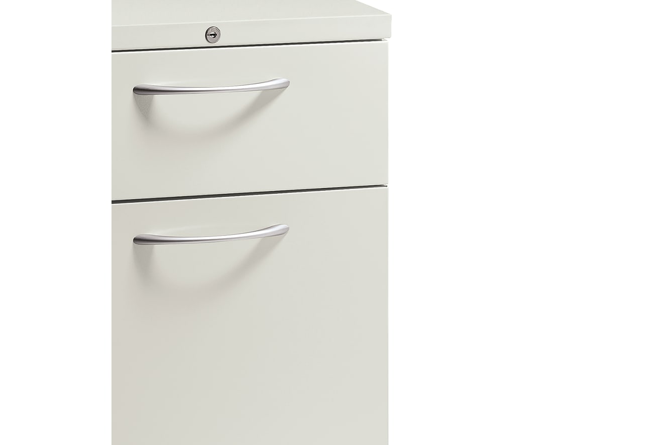Flagship mobile pedestal in Designer White
