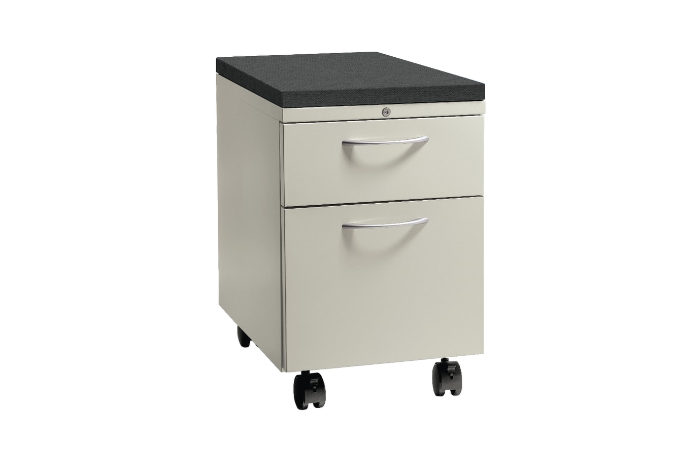 Flagship Mobile Pedestal with Topper Seat Cushion