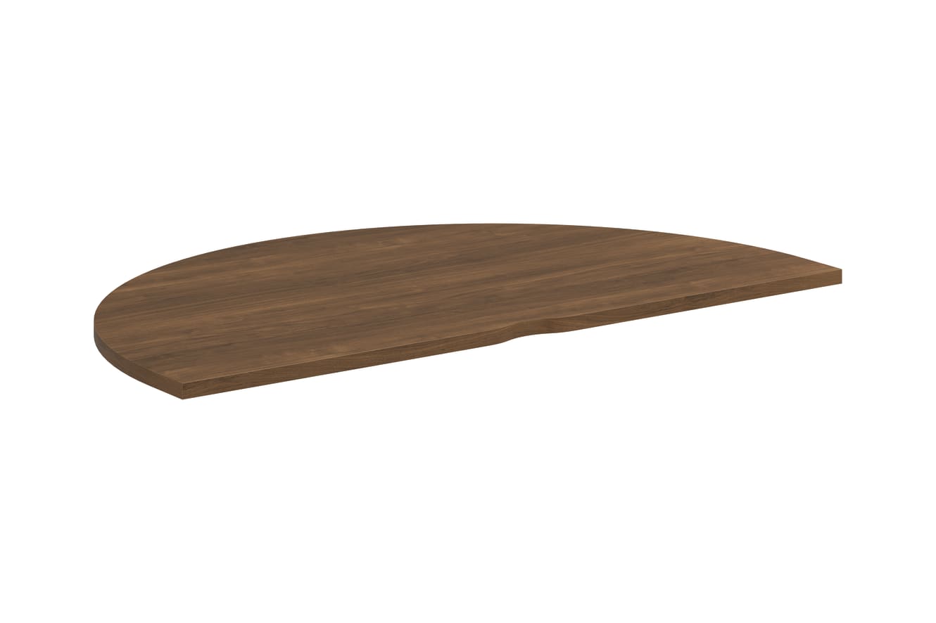 Half Round Worksurface