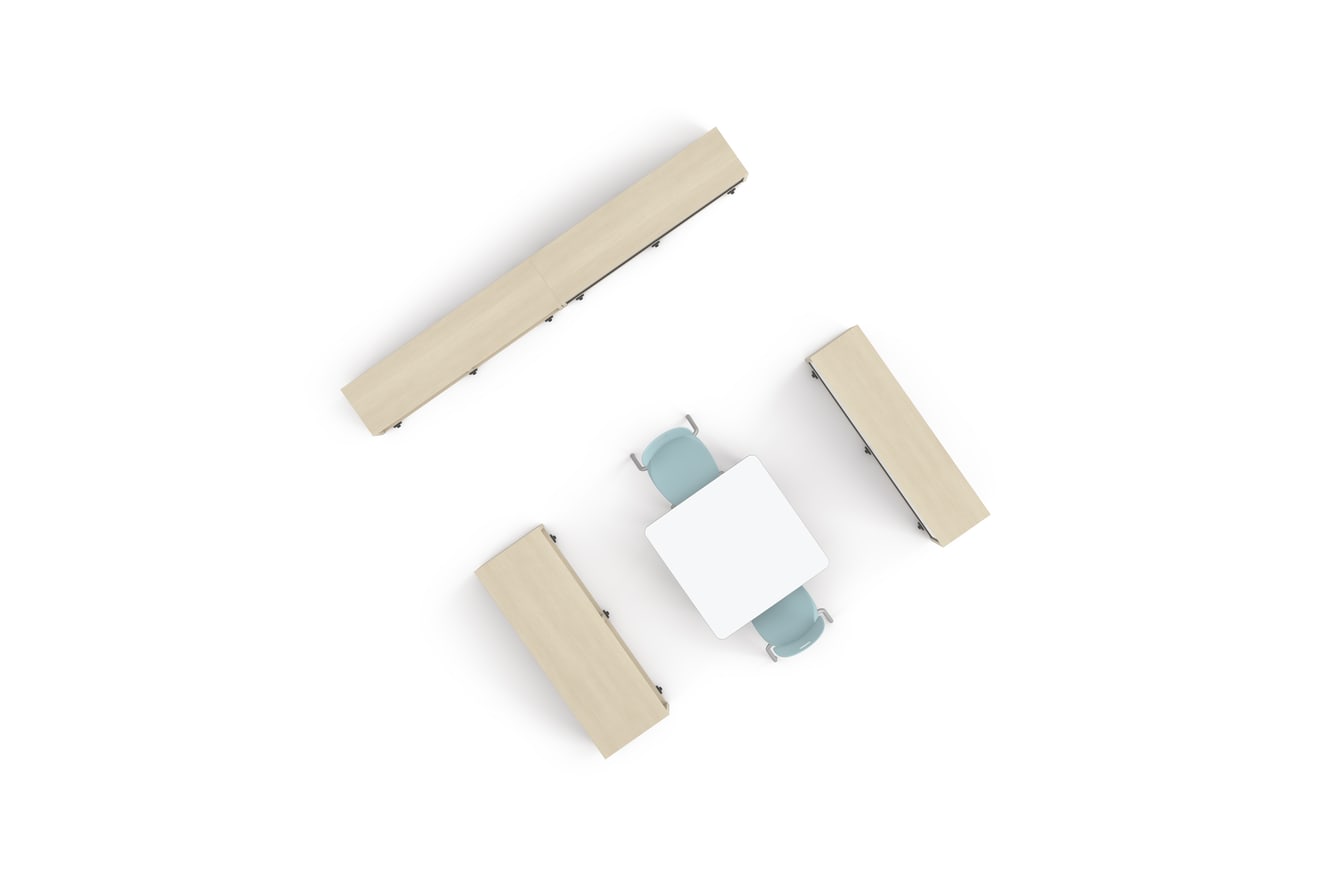 Storyline storage with SmartLink seating and Build table.