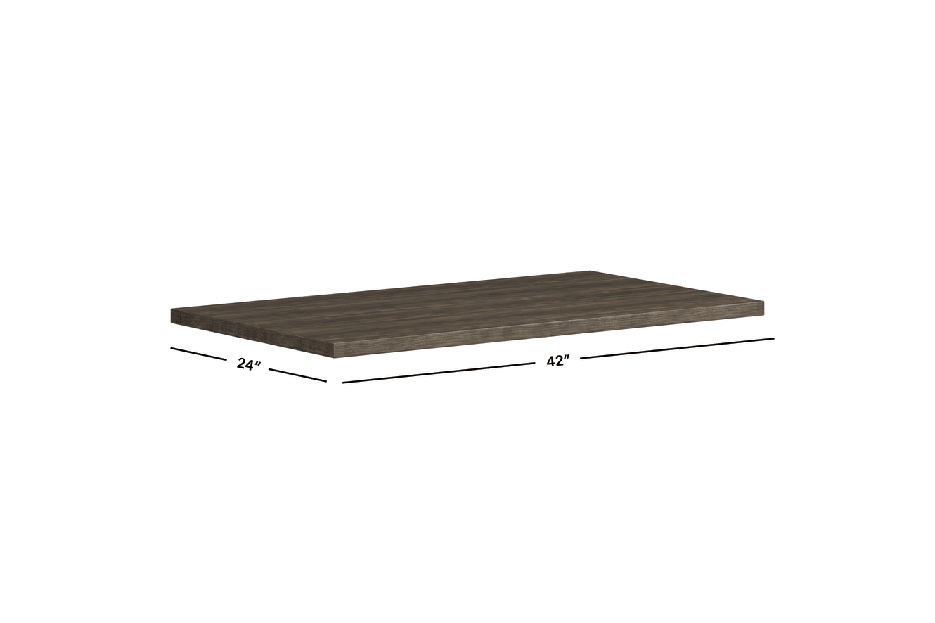 Coze worksurface in LFW1 Florence Walnut