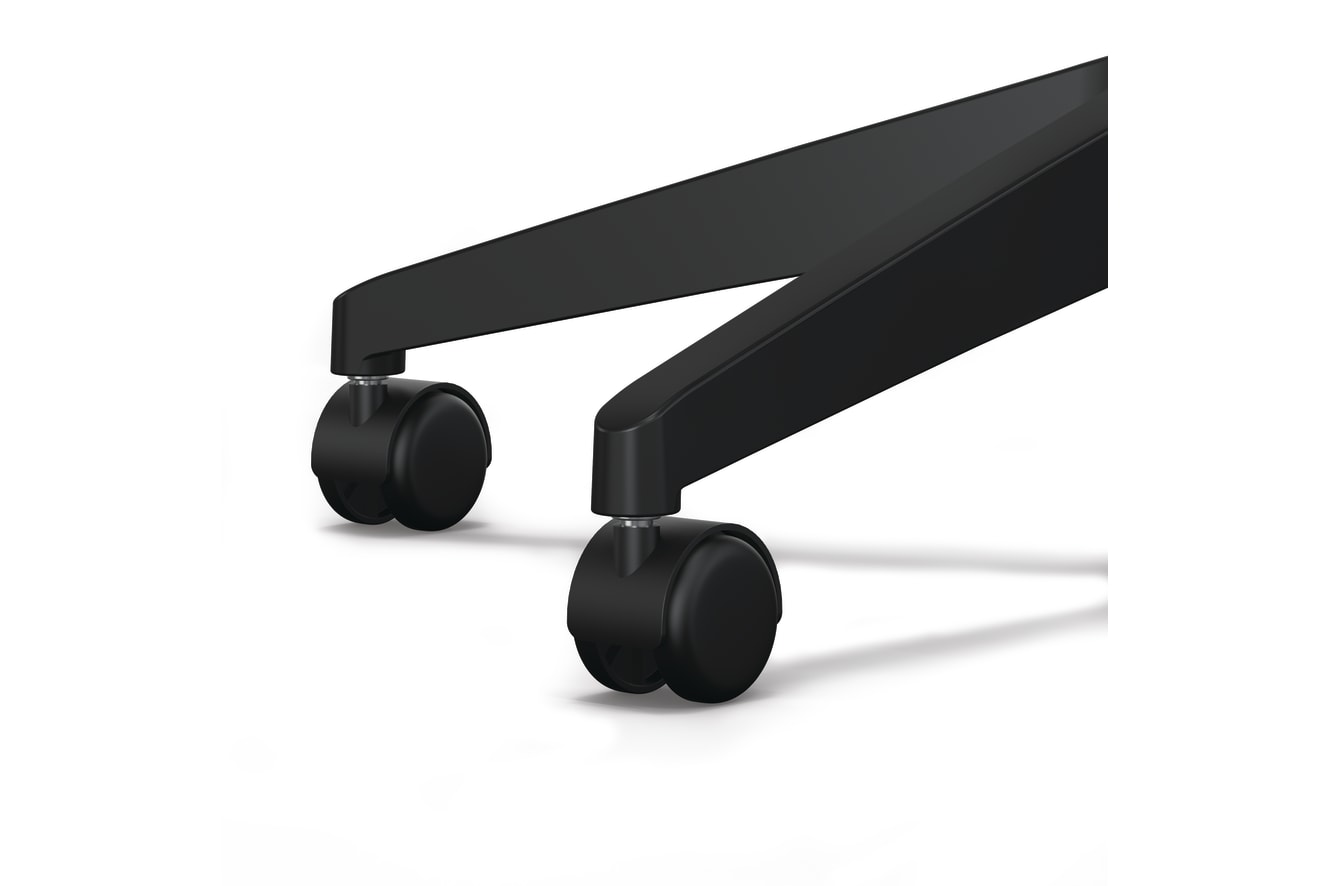 Prominent chair wheels