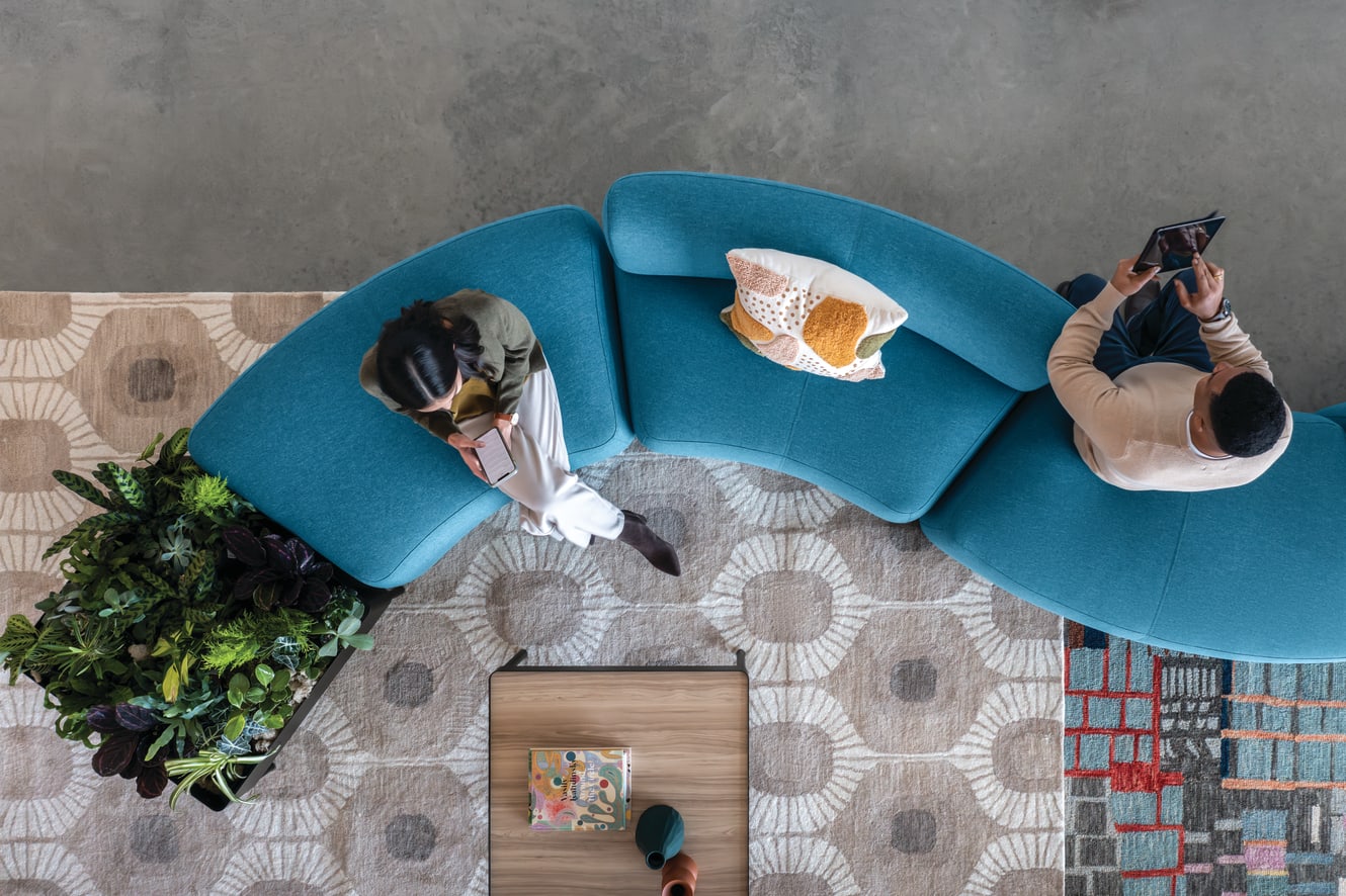 SoCo with Sculpt tables and Flock seating