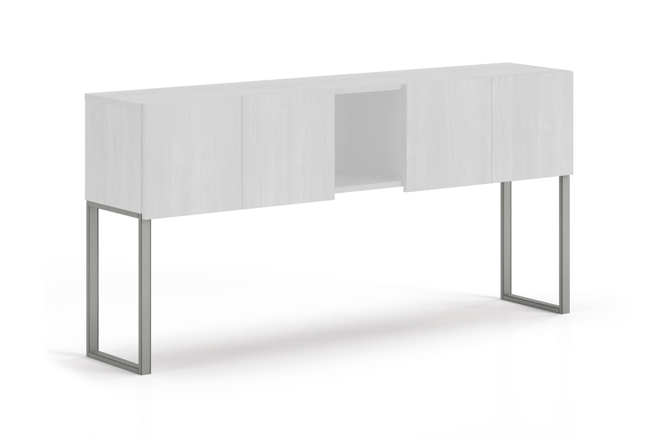 O-Leg Support for Overhead Cabinet