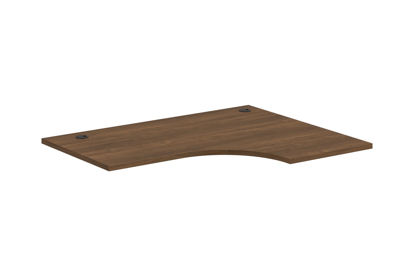 Corner cove worksurface