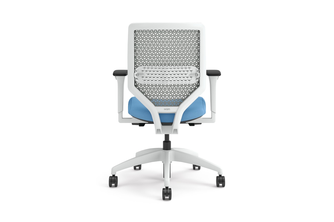 Solve ReActiv Back Task Chair with White Frame