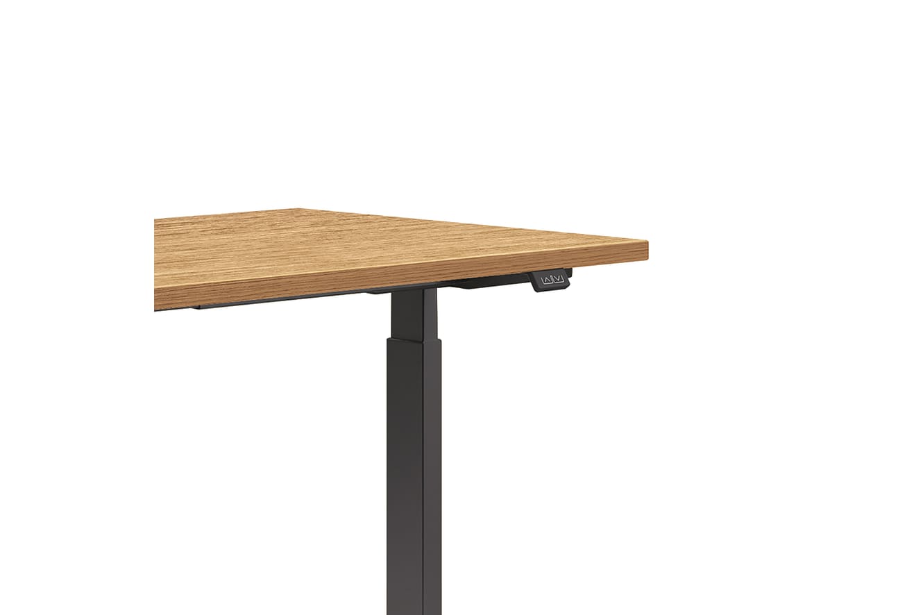 Coordinate height-adjustable base in Black