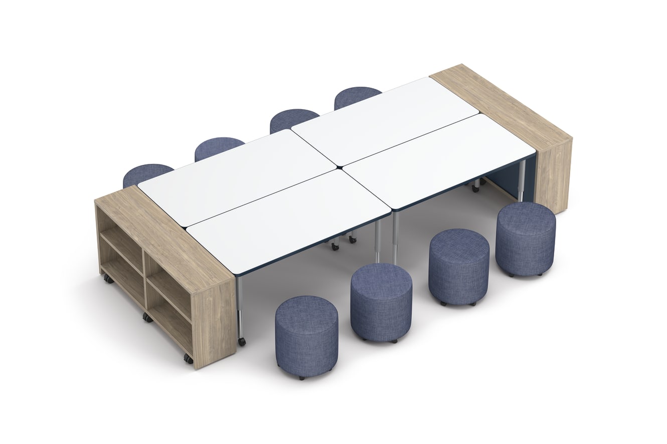 Storyline storage with Flock minis and Build table.